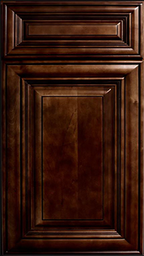 Kitchen Cabinet Door Sample of Bristol Chocolate Style Ready to Assemble (RTA) Cabinets