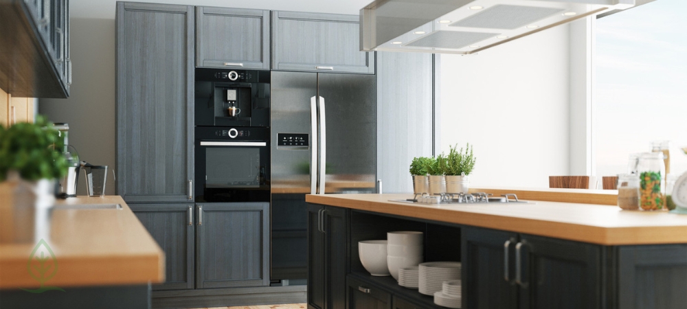 Modern Gray Kitchen Cabinets