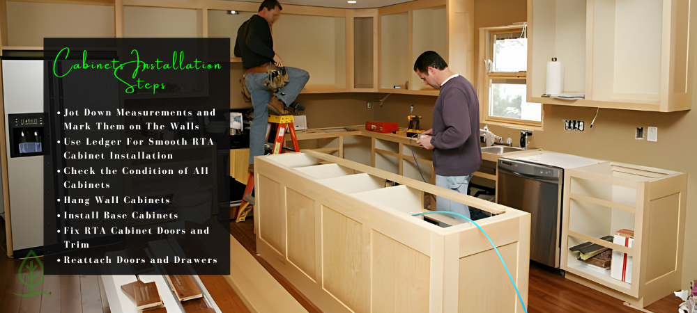 DIY Guide, Cabinet Installation Steps for RTA Kitchen Cabinets