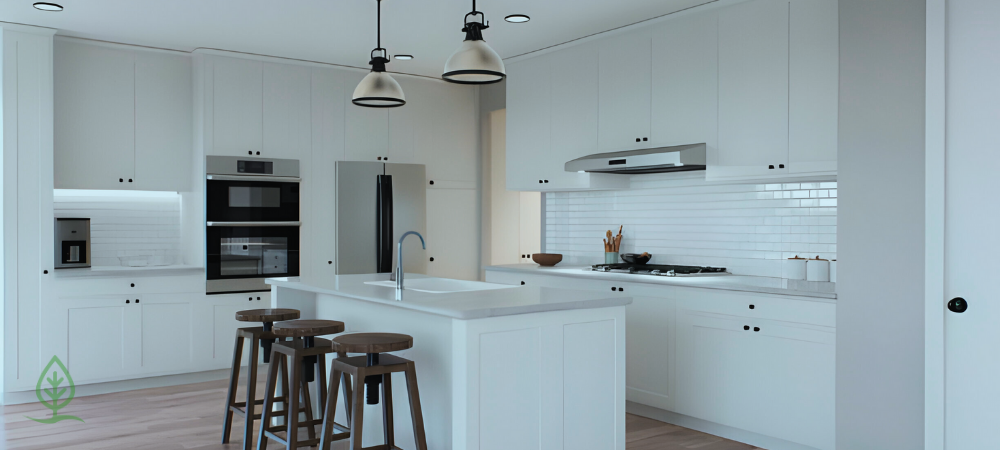 Cool Shade of White Color Kitchen Cabinets Ideal for Your Dream Kitchen