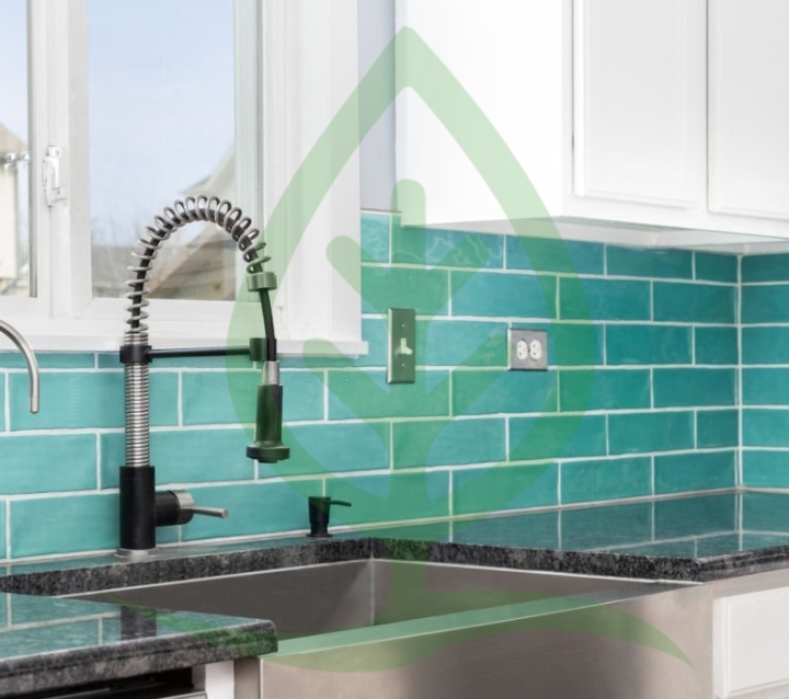 Pastel Tiles Backsplash